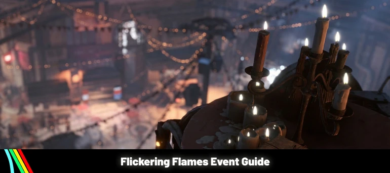 Flickering Flames Event Guide menu picture